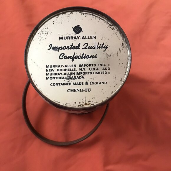 VINTAGE MURRAY ALLEN CANDY/TEA TIN-MADE IN ENGLAND-CHENG-TU - Picture 5 of 7